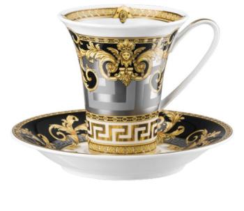 Cup &amp saucer 4 tall in porcelain - Rosenthal